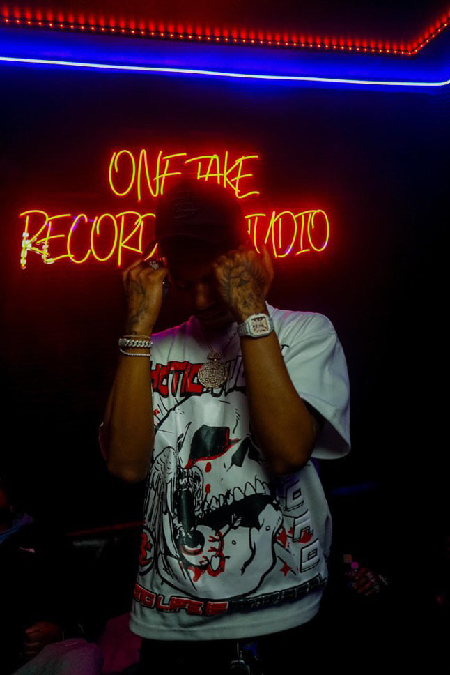 White "Death Before Dishonor" t shirt
